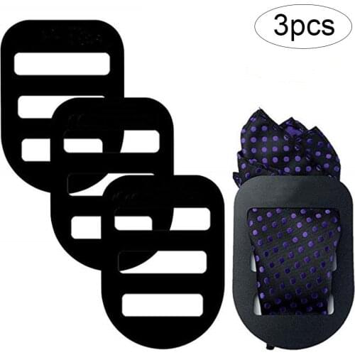 3PCS Suit Pocket Handkerchief Fixed Clip Board Handkerchief Support Board Fixing Plate