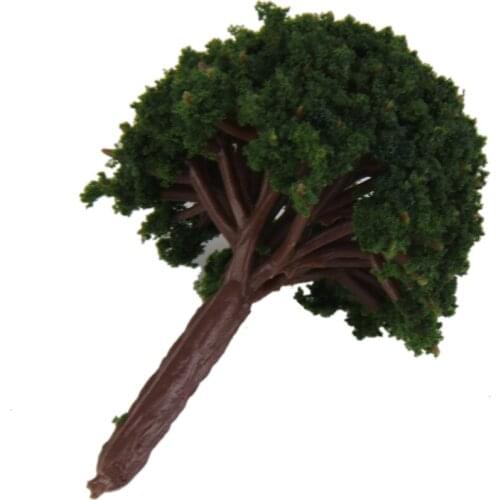 50pcs Train Trees Model Ball Shaped Scenery Landscape Tree 1/500
