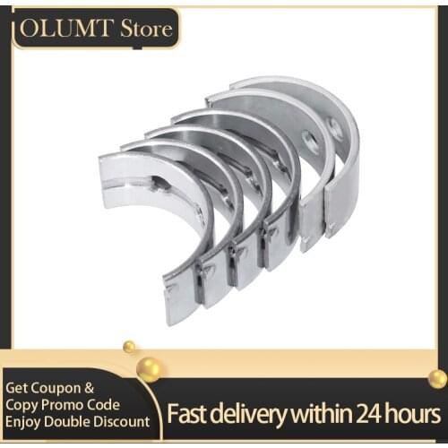 6pcs Motorcycle Engine Parts Main Crankshaft Crank Shaft Bearing For KAWASAKI ZZR250 KLE250 GPZ250 GPX250 EX250 NINJA