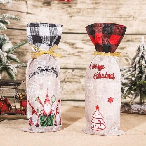 Beer Champagne Bag Bottle Cover Apron/Hat Design Wine Bottle Cover Coat Party Supplies Christmas Decoration Home Table Decor 5z