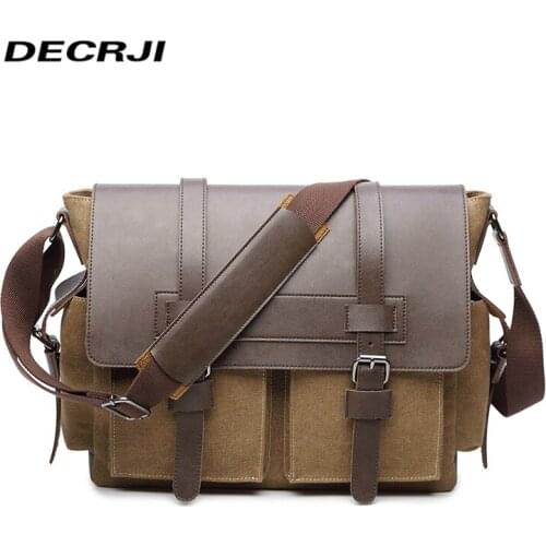 Мужские тканевые сумки DECRJI China At AliExpress