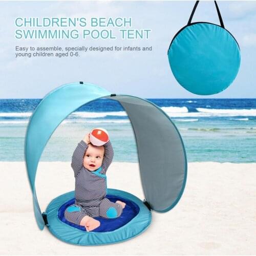 Baby Beach Tent Children Waterproof Pop Up Portable Detachable UV Protection Shelter Portable Outdoor Camping Sunshade Baby Tent