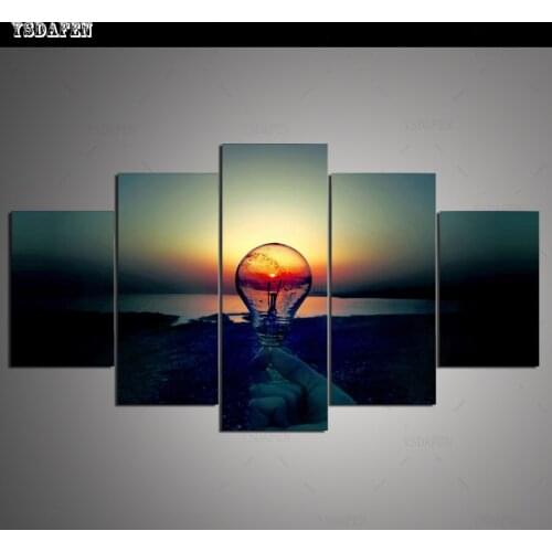 HD print olieverf Film modulaire foto Scenery poster kind room decor woondecoratie 5 stks canvas art z500