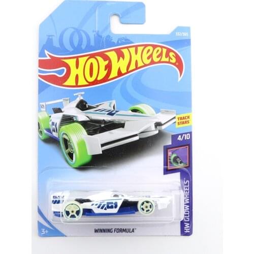 2018-332 Hot Wheels WINNING FORMULA Mini Alloy Coupe 1/64 Metal Diecast Model Car Kids Toys Gift
