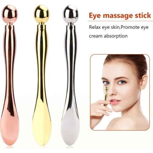 Alloy Metal Cosmetic Spatulas Facial Mask Spoon Eye Cream Mixing Spatula Scoop Anti Wrinkle Massage Sticks Makeup Tools