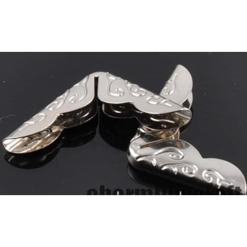 Metal Corners For Books Scrapbooking Photo Albums Menus Corner Protectors Metal Crafts DIY 7/8"x7/8"x1/8"