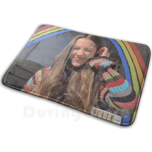Olivia Rodrigo Rainbow Carpet Mat Rug Cushion Soft Non - Slip Olivia Rodrigo Oliviarodrigo Rainbow Hsmtmts High School