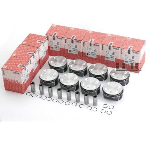 8x Pistons Rings Set Φ93mm For BMW E60 E61 E63 E64 E65 E66 E53 E70 550i 650i 750i X5 N62B48 N62TUB48 V8 Naturally aspirated