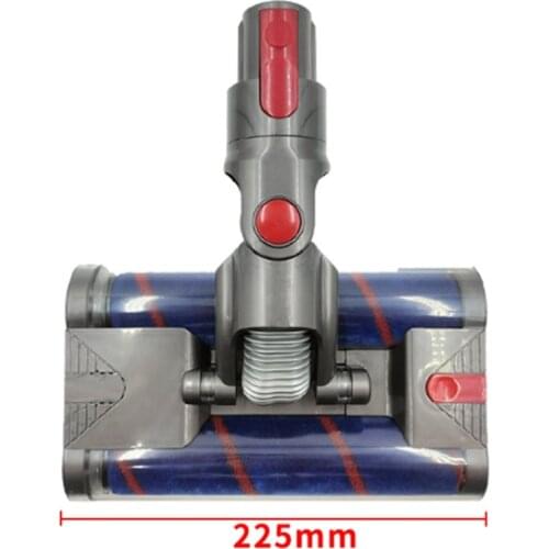 Double Roller Floor Brush,for Dyson Vacuum Cleaner V7V8V10V11 Electric Mop Head to Wipe the Floor,Suction Accessories