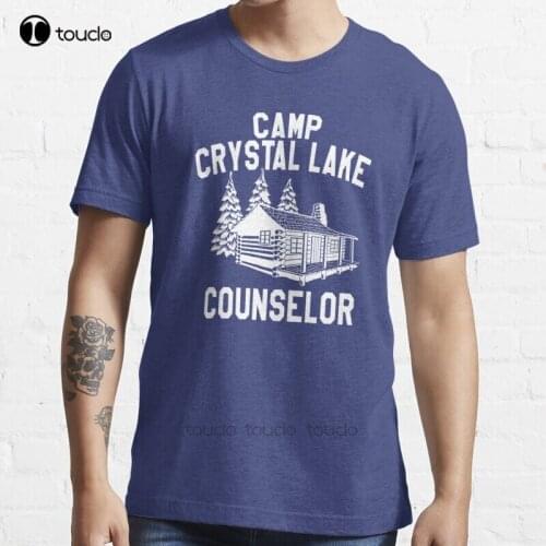 New Camp Crystal Lake Counselor T-Shirt Cotton Men Tee Shirt