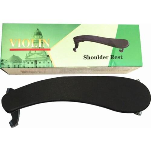 Wholesale Adjustable Violin Shoulder Rest Black Plastic Rubber Violino Fiddle Shoulder Rest Support for 4/4 3/4 Size