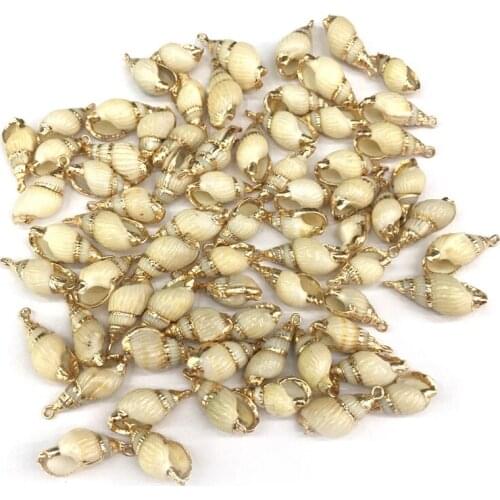 Natural shell Conch Pendants Charms Necklace pendant for Jewelry Making DIY Bracelet Necklaces Accessories Size 10x20-13x25mm