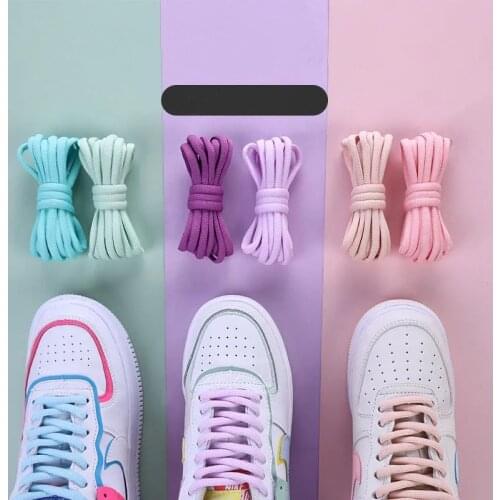 22color Sport White Shoes Laces Shoe Off Candy Colors No Elasticity Round Shoelaces Hiking Shoe Laces Shoe Shoelaces Accessories