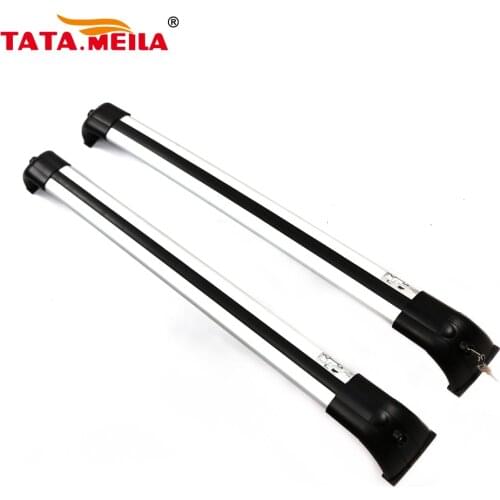 TATA.MEILA Professional Cross Bar Fits For LAND ROVER DISCOVERY 3/4 With Roof Rail, OEM Style Aluminum Alloy Roof Bar (2 PCS)