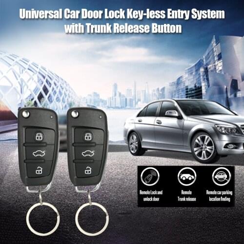 Universal Car Door Lock Trunk Release Keyless Entry System Central Locking Kit With Remote Control Alarm for Car for Starline