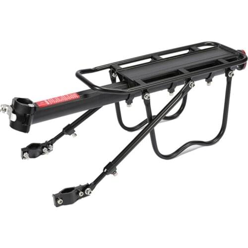 Bike Rack Aluminum Alloy Frame Luggage Rear Carrier Rear Rack Trunk for Bicycles MTB Bike Rear Shelf with Mounting Wrench