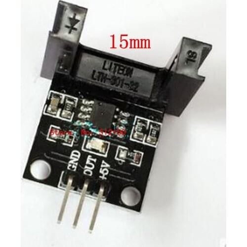 10pcs Groove width 15mm photoelectric dual sensor infrared counting sensor module