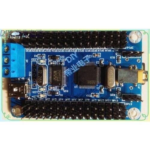 16 way steering gear control board steering gear controller MP3 player robot single-chip SD card storage