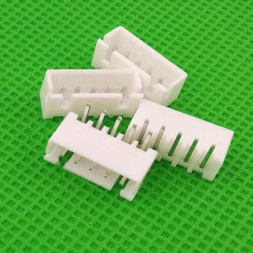 2000pcs male right angle material XH2.54 5pin 2.54mm 5pins Connector Leads pin Header XH-AW XH-5AW Free shipping NEW
