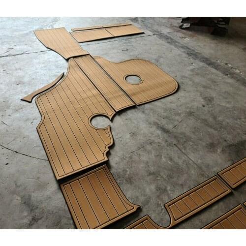 2003 Sea Ray 320 Cockpit swimming platform Pads 1/4" 6mm EVA Teak Decking