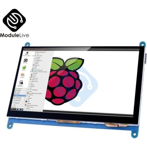 Diymore 7Inch Capacitive Touch Screen IPS TFT LCD Display HDMI Monitor Module 1024x600 Resolution for Raspberry Pi 3/2/Model 3B