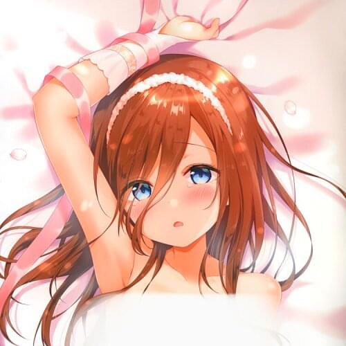Anime The Quintessential Quintuplets Nakano Miku Cute Girl Dakimakura Hugging Body Pillow Case Otaku Long Cushion Cover Hanayome
