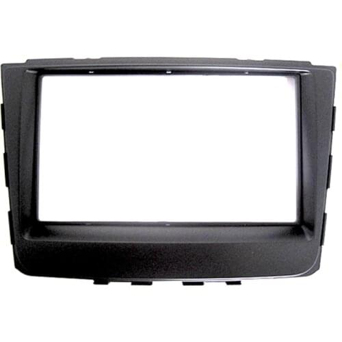 CarBar Double 2 Din Car Radio Fascia for Hyundai IX25 Creta 2014-2019 Stereo Fascia Dash Dashboard Frame Panel Trim Kit Stereo