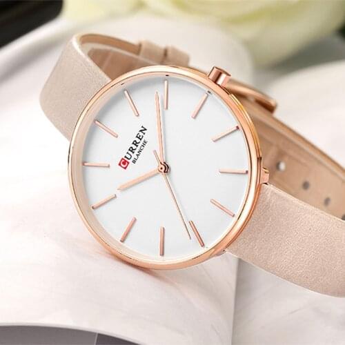 CURREN Top brand Women watch Design Lady simple girl Wristwatch Quartz Watches Fashion LuxuryWomens Dress Gift Bracelet Clock