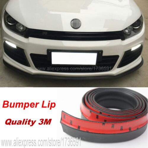 Car Bumper Lip Deflector For Volkswagen Golf GTI GTE Scirocco R32 R20 Touran Corrado Phaeton Front Spoiler Skirt Body Kit Strip