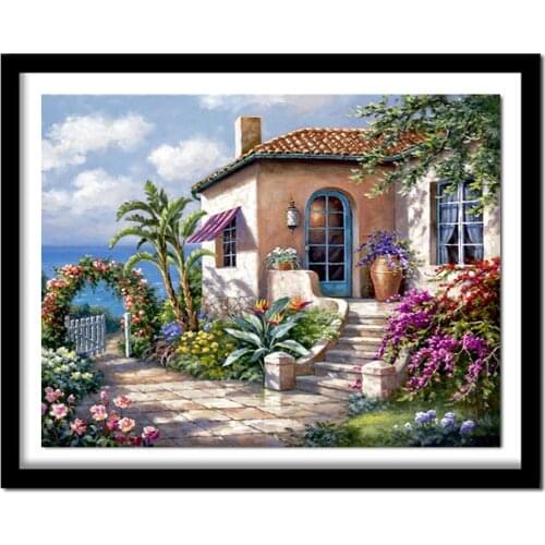 DIY Diamond Embroidery Scenery Diamond Painting Cross Stitch Needlework Craft Full Square Rhinestone Home Decor