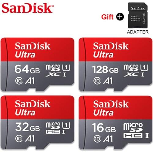 SanDisk Ultra Memory Card 400GB 256GB 200GB 128GB 64GB 98MB/S 32GB 16 GB Micro sd card Class10 UHS-3 A1 flash card SD/TF Microsd