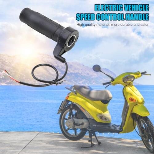 Electric Bicycle Speed Control Handlebar E-Bike Scooter Wire Twist Throttle Grip Electric Lightweight Element Decoration
