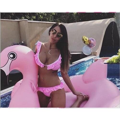 Meihuida Swimwear Women Bikini 2019 Women Triangle Bikini Set Padded Bra Tops Thong Bottoms Swimwear Swimsuit Bathing Suit Women