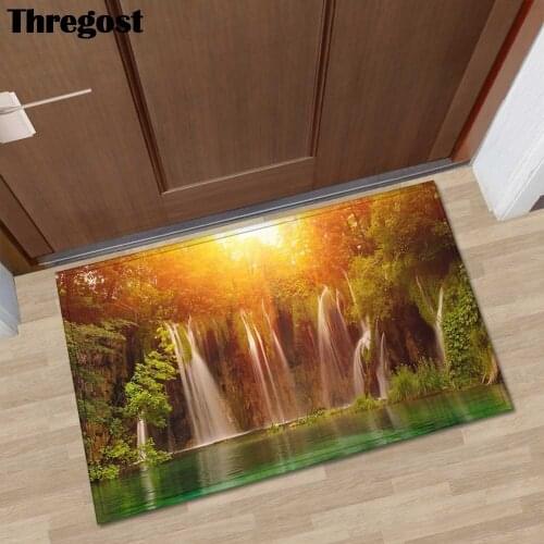Microfiber Floor Mat Modern Oriental Printed Doormat for Entrance Door Kitchen Rugs Home Decor Mats Welcome Non Slip Door Mat