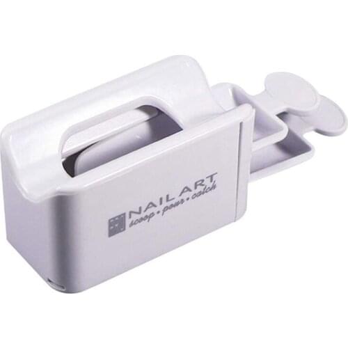 Nail Tool Double Layer French Recycling Powder Box Dipping Powder Collection Container Manicure Glitter Powder Storage Tools