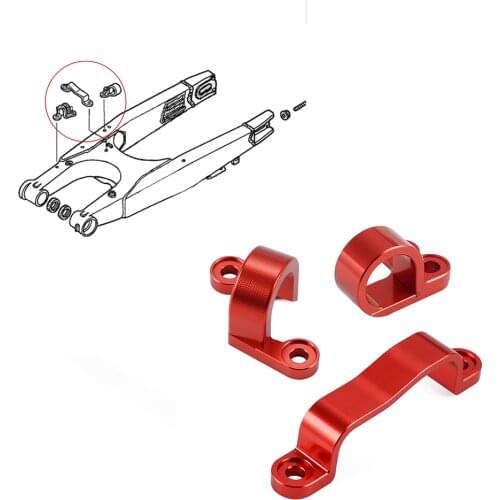 Brake Hose Line Guide Clamp Set For Honda CR450R CR450X CR250R CR 450R 450X 250R 2010-2013 2012 Aluminum Motorcycle Accessories