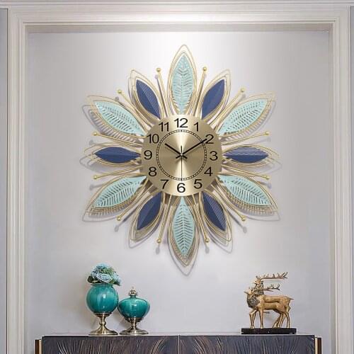 American Style wall clocks farmhouse decor kitchen vintage wall decorations living room wall ornament reloj de pared clock