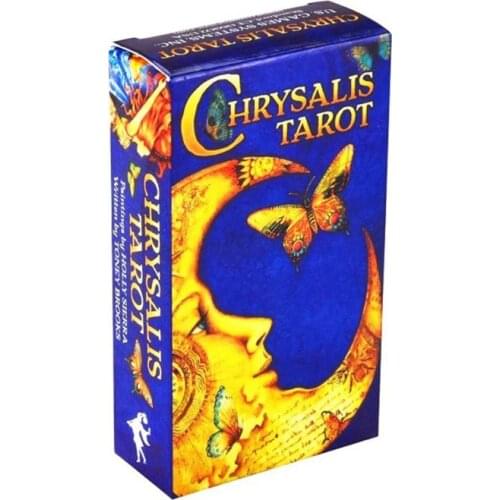 2021 New 78 Cards Deck Chrysalis Tarot Full English Oracle Family Party Board Games Toy