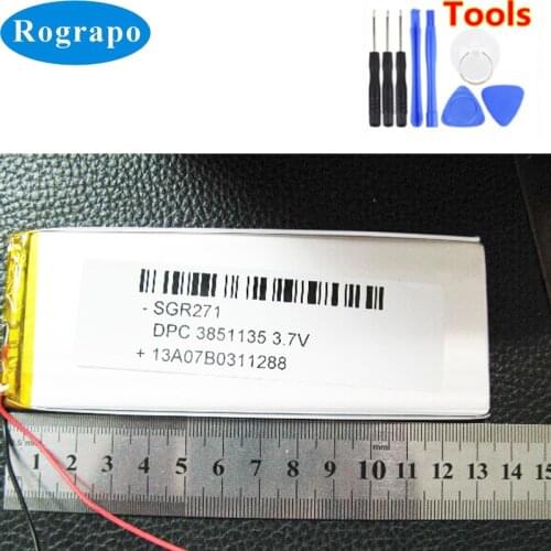 New 3851135 Battery For Onda V702 Fashion Edition / V701 V711 Dual-core Version Accumulator Replacement Batterie 2-wire +tools