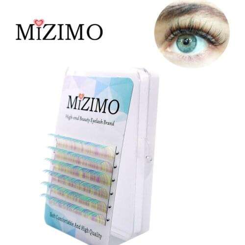 New color eyelashes 8-15mm multi-color mixed personality eyelash extension tool