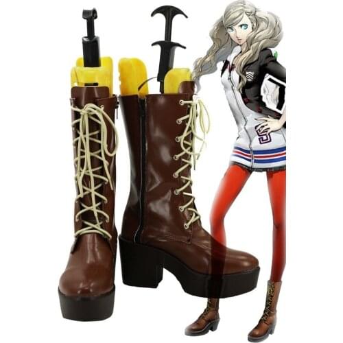 P5A the Day Breakers Persona 5 Anne Takamaki Cosplay Shoes Boots Custom Made