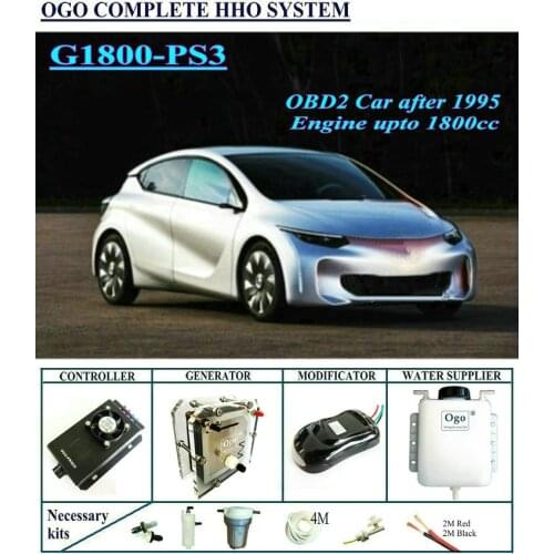 OGO Complete HHO system G1800-PS3 Smart PWM dynamic EFIE chip upto 1800CC