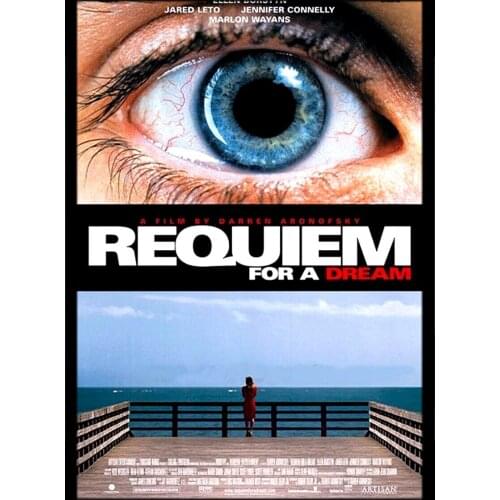 REQUIEM FOR A DREAM 2000 MOVIE Art Silk Poster Print 24x36inch