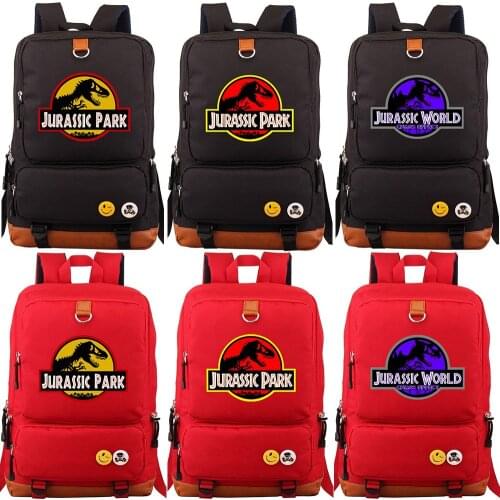 Jurassic Dinosaur Skull Boy Girl School bag Women Bagpack Teenagers Schoolbags Canvas Men Student Backpack Packsack