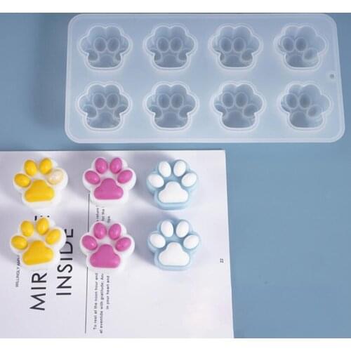 Cat Paw Silicone Mold DIY Decor UV Resin Epoxy Mould DIY Making Jewelry Craft