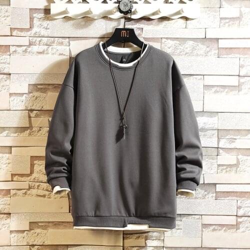 Mens Sweatshirt Bottoming Shirt Hoodies Jacket Patchwork Hoodies Men Casual Hoodies Hip Hop Long Sleeve Sweatshirts 2020 Autumn