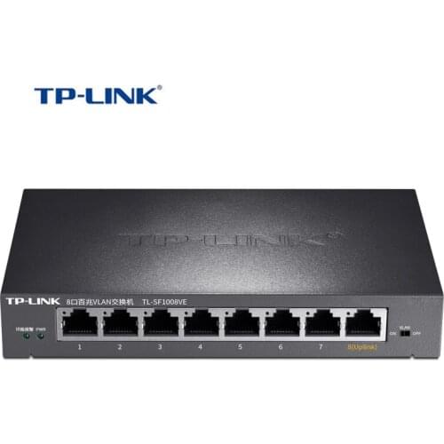 TP-Link 8 port 10/100Mbps Fast VLAN Ethernet switch Steel Metal network Switch Internet switch VLAN switch ( TL-SF1008VE )