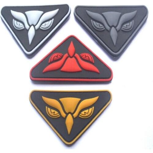 3D PVC Glue Armband Loop And Hook The Eagle Patch Square Spider Warrior Patch Magic Armband Eagle Eye Patches