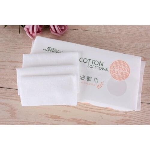 50x Washcloth Cotton Pads for All Skin Types Makeup Wipes Cloths for Spa Outdoor