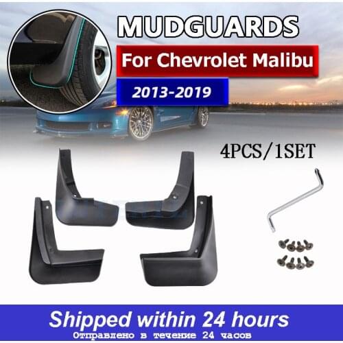 Molded Mud Flaps For Chevrolet Malibu 2013-2019 Mudflaps Splash Guards Front Rear Mud Flap Mudguards Fender Kit
